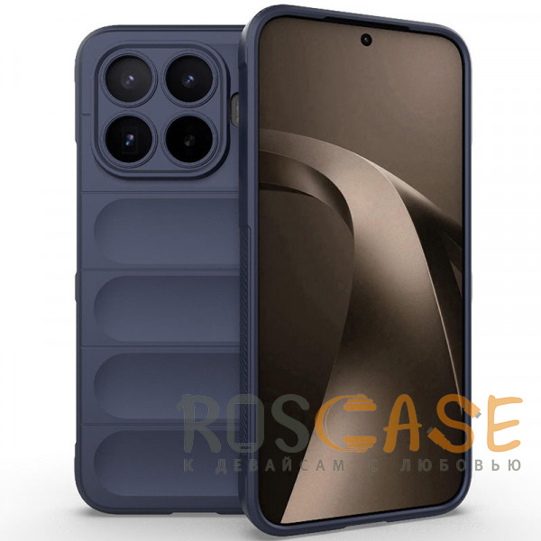 Фото Темно-синий Flex Silicone | Противоударный чехол для Xiaomi Mi 17T Pro с защитой камеры и микрофиброй