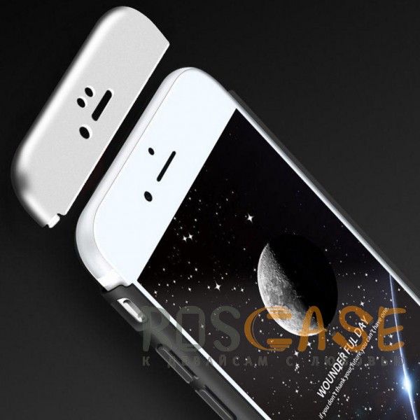 Изображение Черный / Серебряный GKK LikGus 360° | Двухсторонний чехол для iPhone 6 Plus / 6s Plus с защитными вставками