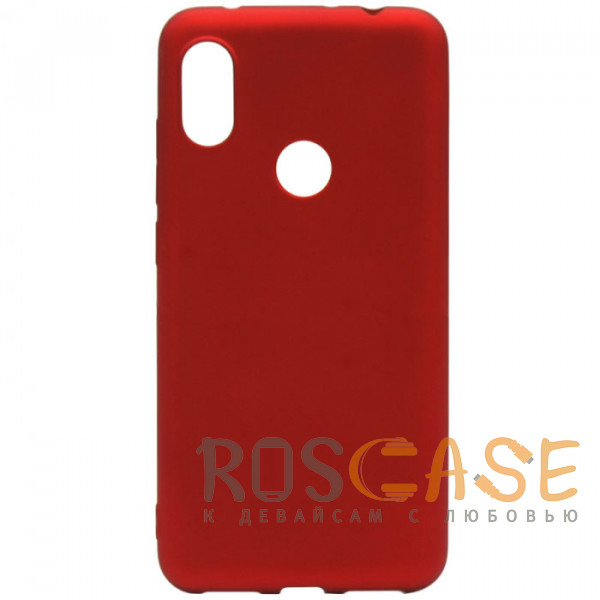 Фото Красный J-Case THIN | Гибкий силиконовый чехол 0.5 мм для Xiaomi Redmi Note 6 Pro