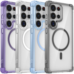 Nature Magnetic | Прозрачный противоударный чехол с поддержкой MagSafe для Samsung Galaxy S26 Ultra