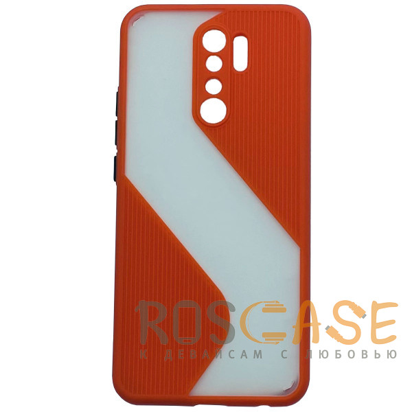 Фото Красный Wavecomb | Комбинированный силиконовый чехол для Xiaomi Redmi 9