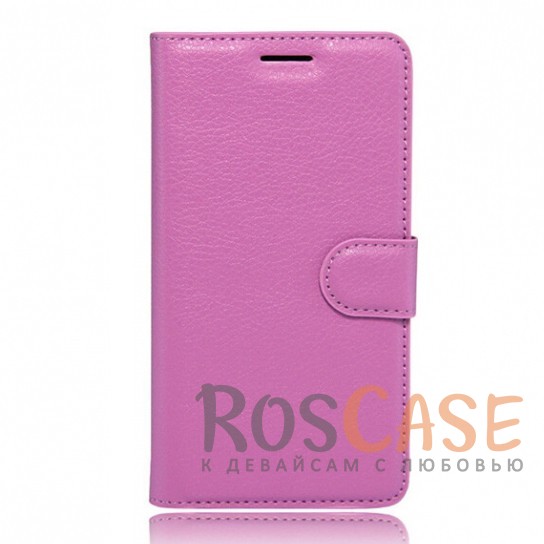 Фото Фиолетовый Wallet | Кожаный чехол-кошелек с внутренними карманами для Xiaomi Redmi 4a
