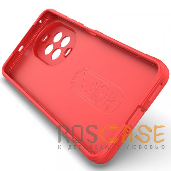 Изображение Красный Flex Silicone | Противоударaный чехол для Huawei Nova 14 Pro с защитой камеры и микрофиброй