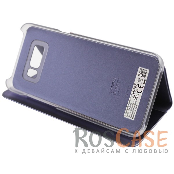 Фотография Фиолетовый / Purple Чехол-книжка Clear View Standing Cover с прозрачной обложкой и функцией подставки для Samsung G955 Galaxy S8 Plus