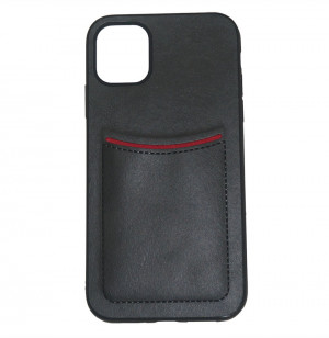 ILEVEL | Чехол с кожаным покрытием и карманом  для iPhone 11 Pro Max