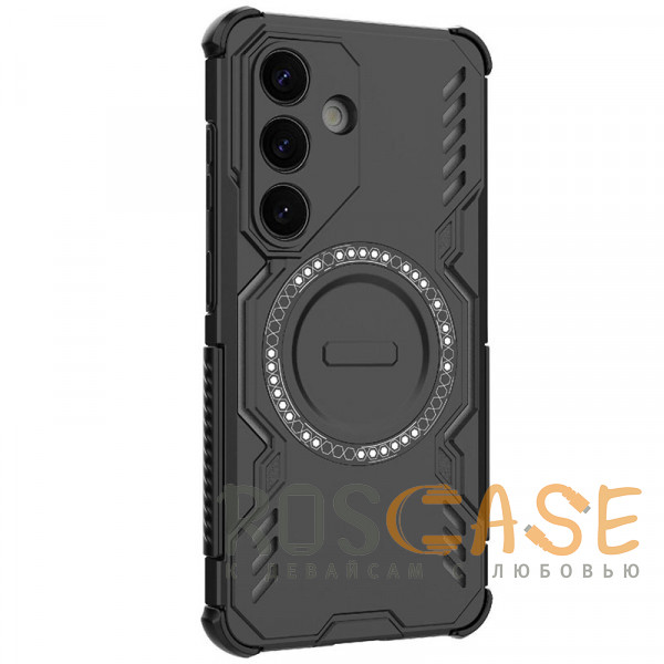 Фото Черный Mirage MagSafe | Противоударный чехол с поддержкой MagSafe для Samsung Galaxy S26