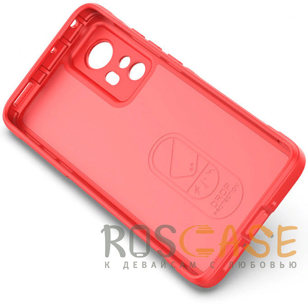 Изображение Красный Flex Silicone | Противоударный чехол для Xiaomi Mi 12 / 12X / 12S с защитой камеры и микрофиброй