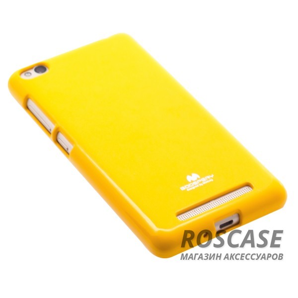 Фото Желтый Mercury Jelly Pearl Color | Яркий силиконовый чехол для для Xiaomi Redmi 3