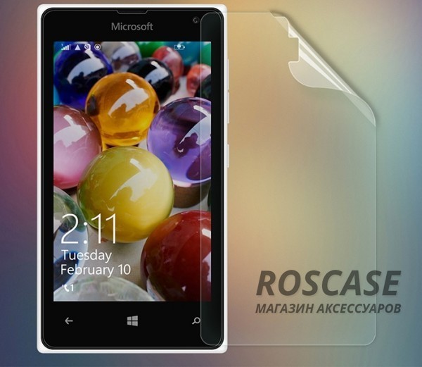 фото защитная пленка Nillkin Crystal для Nokia Lumia 532 Dual Sim 