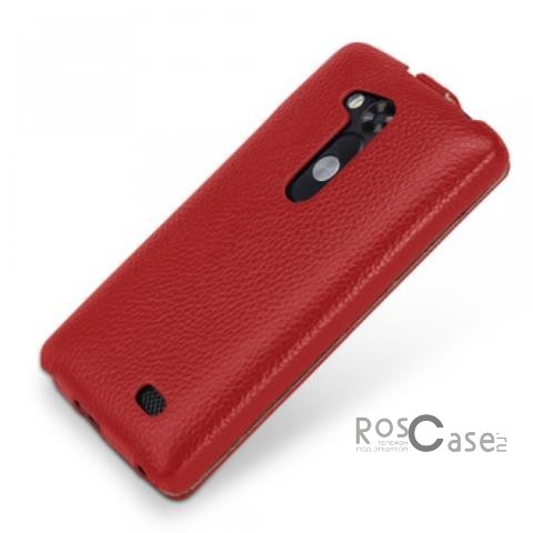 Фотография Красный / Red TETDED натур. кожа | Чехол-флип для LG D295 L Fino Dual