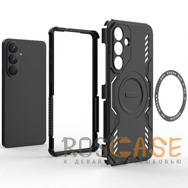 Фото Красный Mirage MagSafe | Противоударный чехол с поддержкой MagSafe для Samsung Galaxy S26 Plus