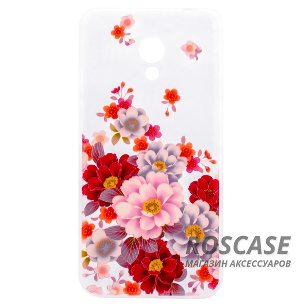 Фото Flowers  Cute Print | Силиконовый чехол для Meizu M3 / M3 mini / M3s с оригинальным принтом