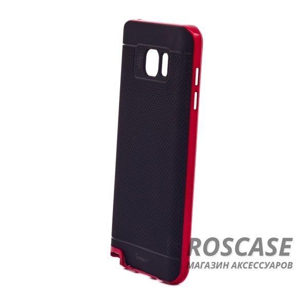 Изображение Черный / Красный iPaky Hybrid | Противоударный чехол для Samsung Galaxy Note 5