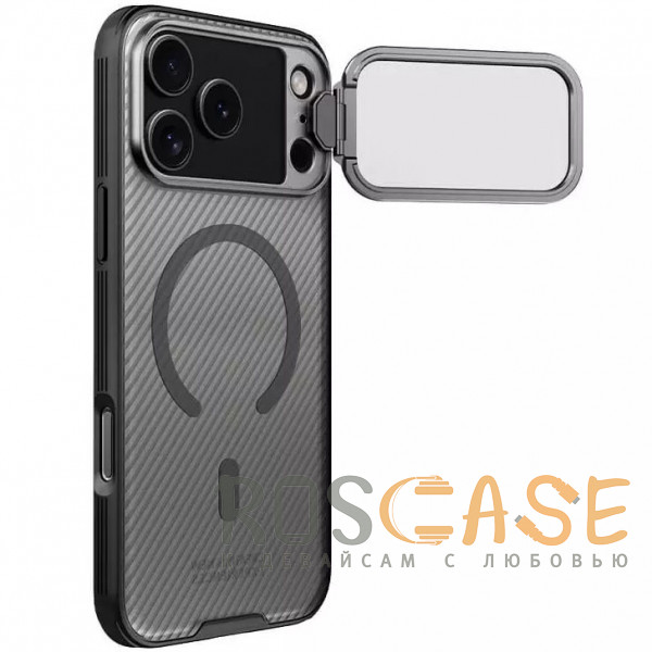 Фотография Серый Nillkin CamShield Prop Magnetic | Полупрозрачный чехол из пластика и TPU с поддержкой MagSafe и защитой камеры для iPhone 17 Pro Max