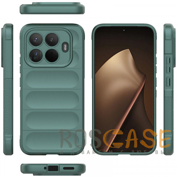 Фото Зеленый Flex Silicone | Противоударный чехол для Xiaomi Mi 15T Pro с защитой камеры и микрофиброй