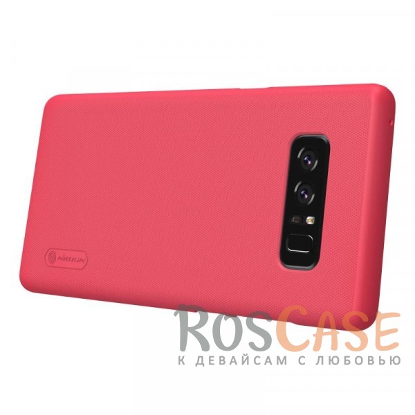 Фото Красный Nillkin Super Frosted Shield | Матовый пластиковый чехол для Samsung Galaxy Note 8