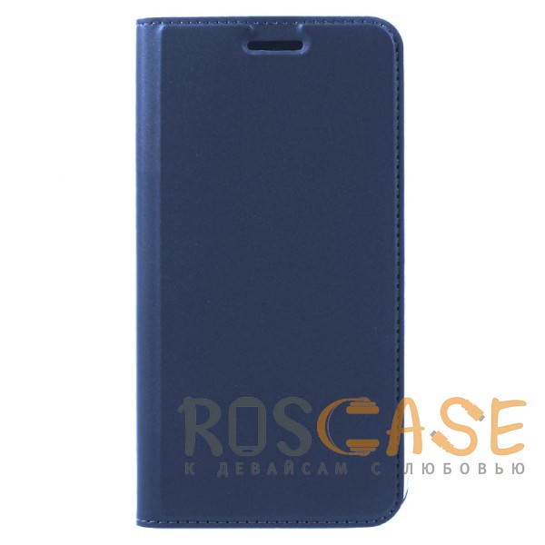 Фото Синий Dux Ducis | Чехол-книжка для Asus Zenfone 4 Max (ZC554KL) с подставкой и карманом для визиток