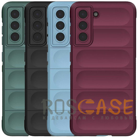 Фото Flex Silicone | Противоударный чехол для Samsung Galaxy S21 FE с защитой камеры и микрофиброй