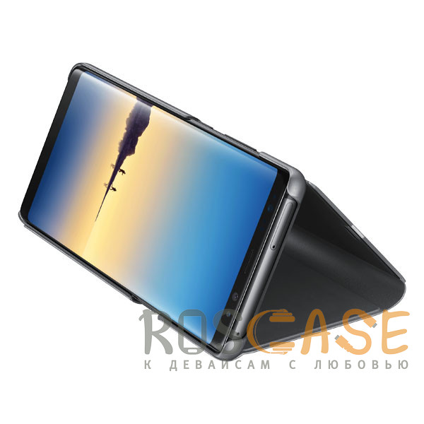 Изображение Синий Чехол-книжка RosCase с дизайном Clear View для Huawei Honor 8X