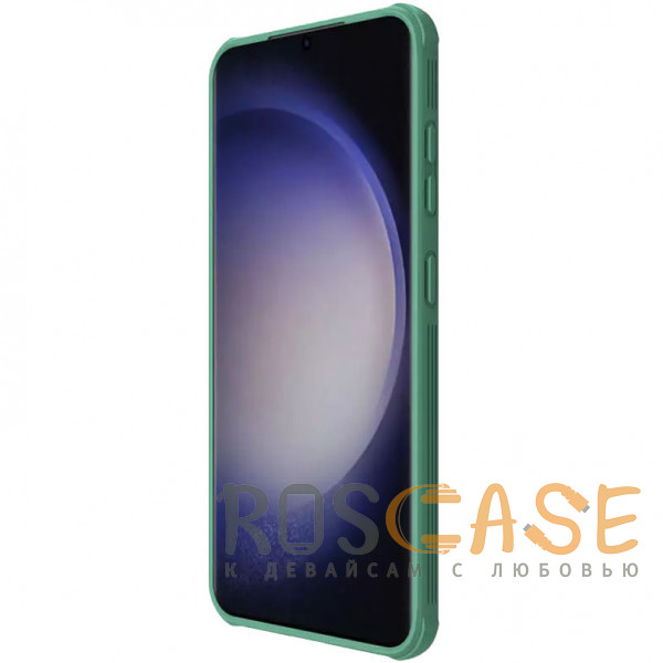 Изображение Зеленый Nillkin CamShield Pro | Чехол из пластика и TPU с защитой камеры для Samsung Galaxy S24