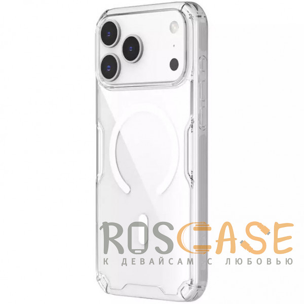 Фотография Прозрачный Nillkin Nature PRO Magnetic | Прозрачный силиконовый чехол для магнитной зарядки для iPhone 17 Pro Max