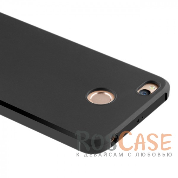 Фотография Черный Ультратонкий силиконовый чехол с дополнительной защитой углов для Xiaomi Redmi 4X
