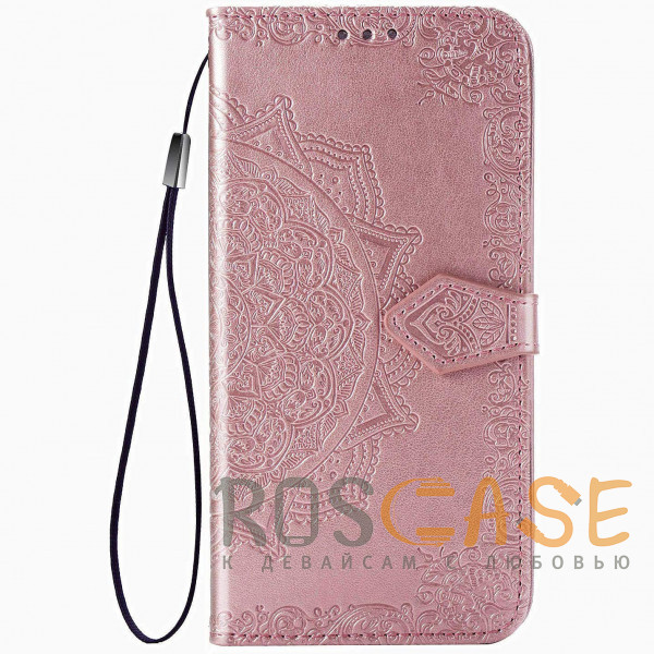 Фотография Розовый Кожаный чехол (книжка) Art Case с визитницей для Xiaomi Redmi Note 8 Pro
