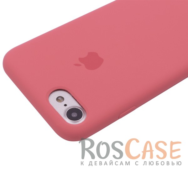 Фото Розовый / Wine Оригинальный силиконовый чехол для Apple iPhone 7 (4.7") (реплика)
