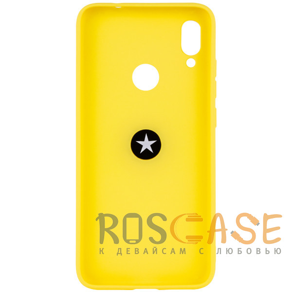 Фотография Желтый TPU чехол Summer ColorRing под магнитный держатель для Xiaomi Redmi 7