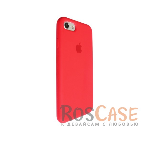 Изображение Красный / Red Оригинальный силиконовый чехол для Apple iPhone 7 (4.7") (реплика)