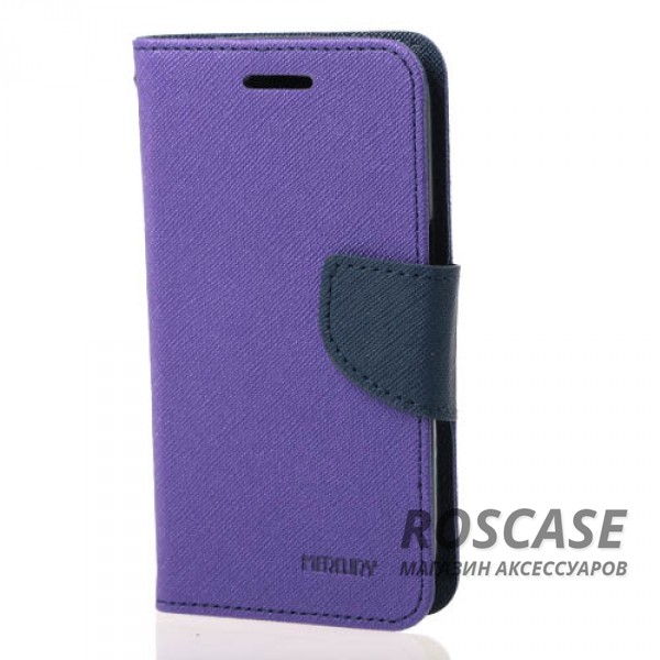 Фото Фиолетовый / Синий Mercury Fancy Diary | Чехол-книжка для Asus ZenFone Go (ZC500TG)