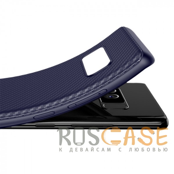 Фото Синий iPaky Musy | Ультратонкий чехол для Samsung Galaxy Note 8 с карбоновым покрытием