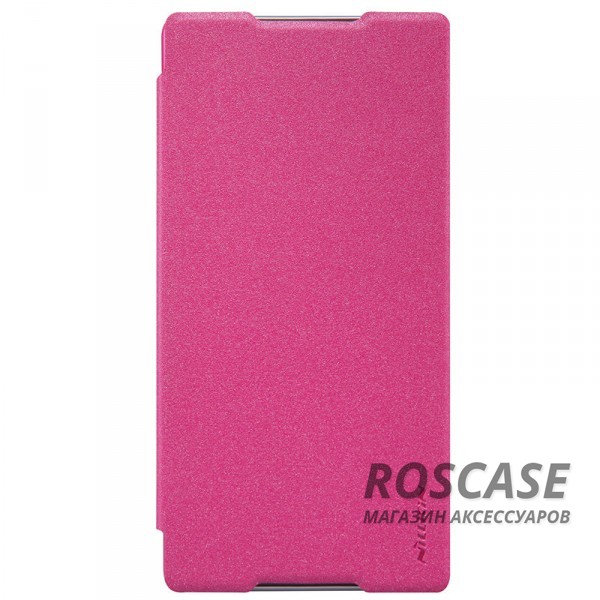 Фотография Розовый Nillkin Sparkle | Чехол-книжка для Sony Xperia C5 Ultra