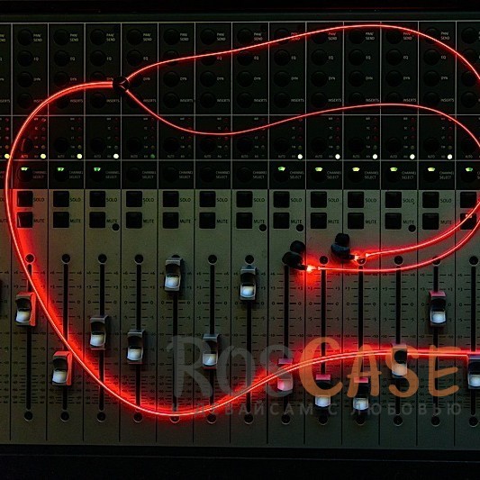 Изображение Красный Светящиеся в такт музыке наушники Luminous Glow