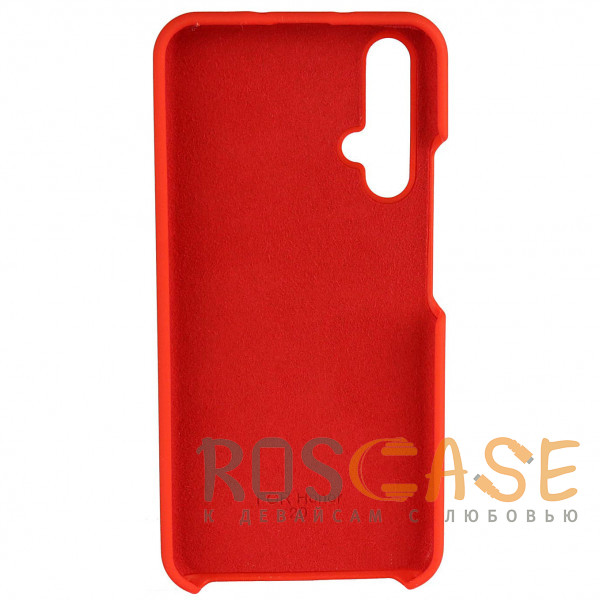 Фотография Красный Silicone Cover | Силиконовый чехол с микрофиброй для Huawei Honor 20 / Nova 5T