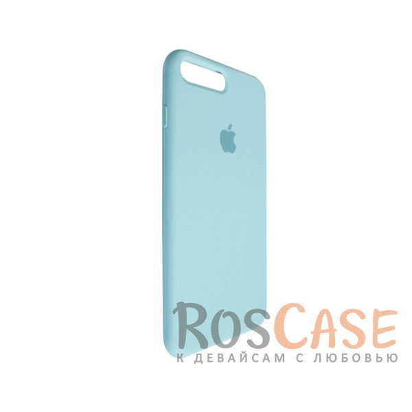 Изображение Бирюзовый / Light Blue Оригинальный силиконовый чехол для Apple iPhone 7 plus (5.5") (реплика)