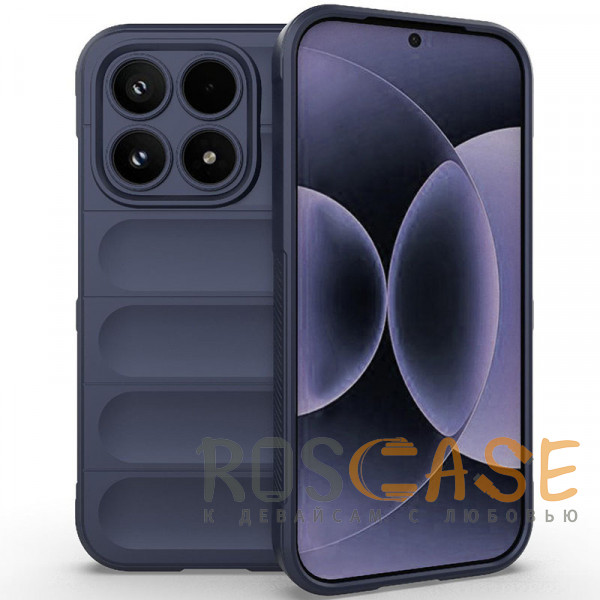 Фото Темно-синий Flex Silicone | Противоударный чехол для Xiaomi Mi 17 с защитой камеры и микрофиброй