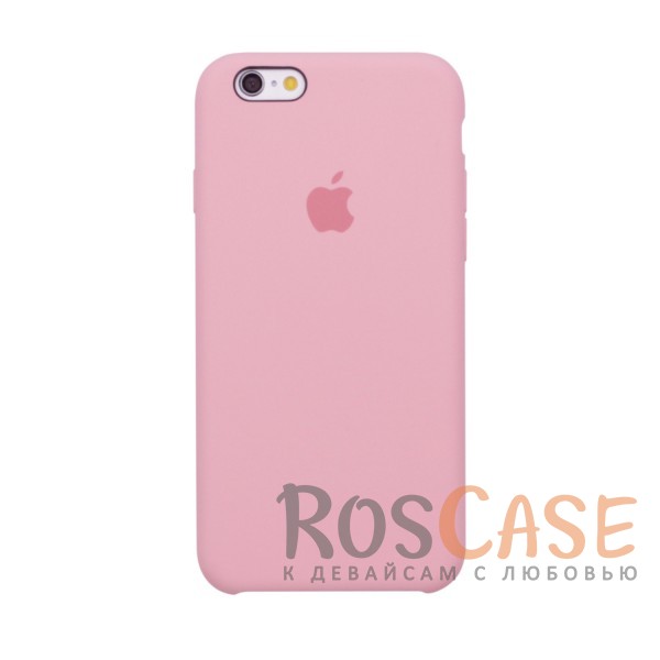 Фото Розовый / Light pink Оригинальный силиконовый чехол для Apple iPhone 6/6s (4.7") (реплика)