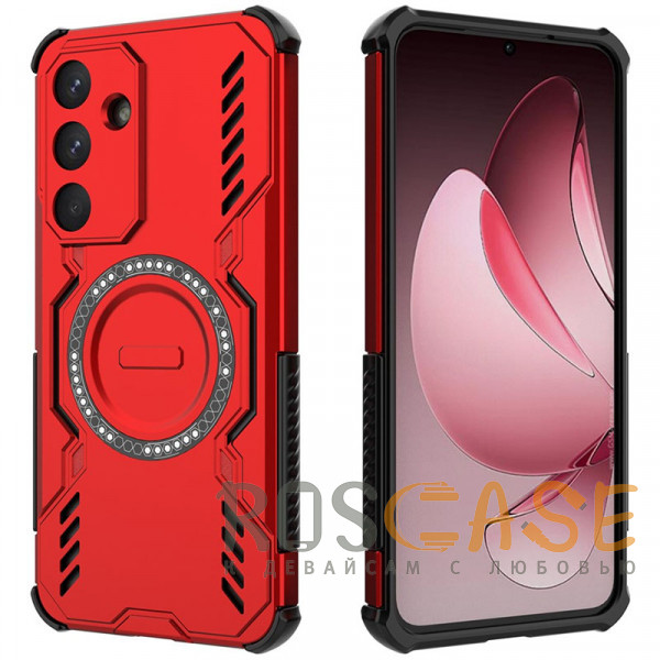 Фото Красный Mirage MagSafe | Противоударный чехол с поддержкой MagSafe для Samsung Galaxy S25 FE