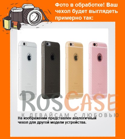 Фото Розовый / Transparent pink TPU чехол Rock Kela Series для Apple iPhone 5/5S/SE