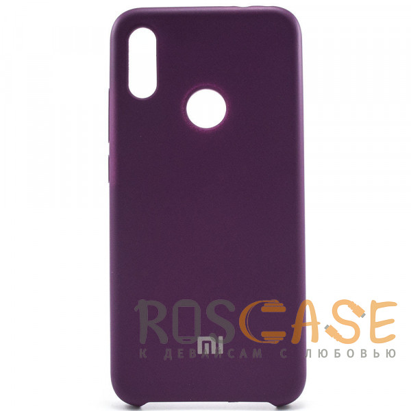 Фото Фиолетовый Силиконовый чехол Silicone Cover для Xiaomi Redmi Note 7 (Pro) / 7s
