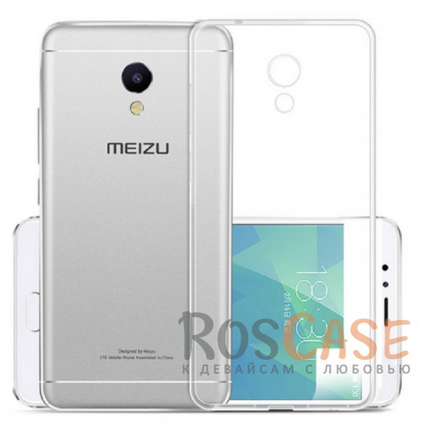 Фото Прозрачный Ультратонкий силиконовый чехол для Meizu M5s