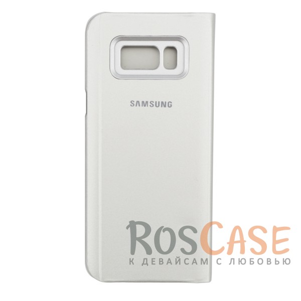 Фотография Серебряный / Silver Чехол-книжка Clear View Standing Cover с прозрачной обложкой и функцией подставки для Samsung G950 Galaxy S8