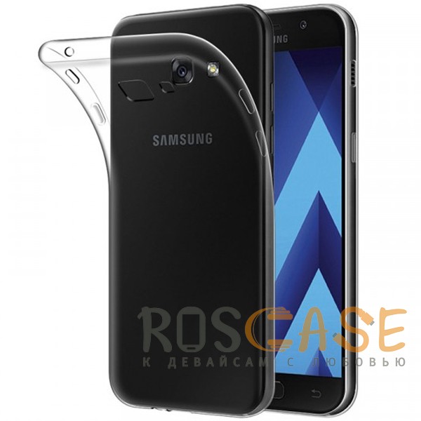 Фото Прозрачный Ультратонкий силиконовый чехол для Samsung A520 Galaxy A5 (2017)