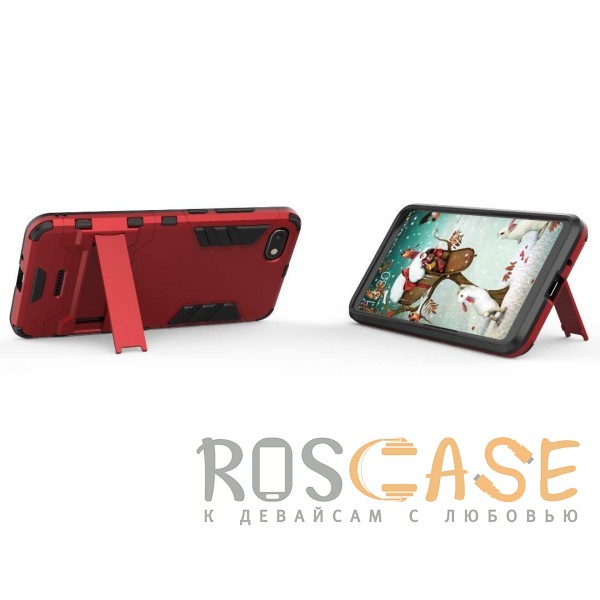 Фото Красный / Dante Red Transformer | Противоударный чехол для Xiaomi Redmi 6A с мощной защитой корпуса
