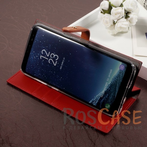 Фото Красный / Оранжевый Mercury Romance Diary | Чехол-книжка для Samsung G950 Galaxy S8 с магнитной застежкой