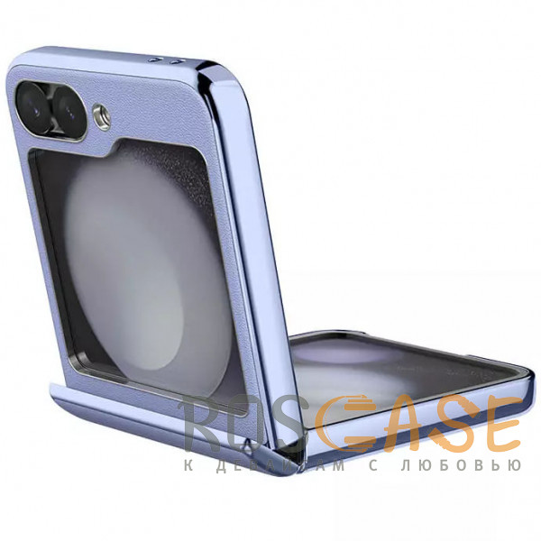 Фотография Фиолетовый Nillkin CamShield Leather | Чехол из Premium экокожи для Samsung Galaxy Z Flip 7 FE / Z Flip 6