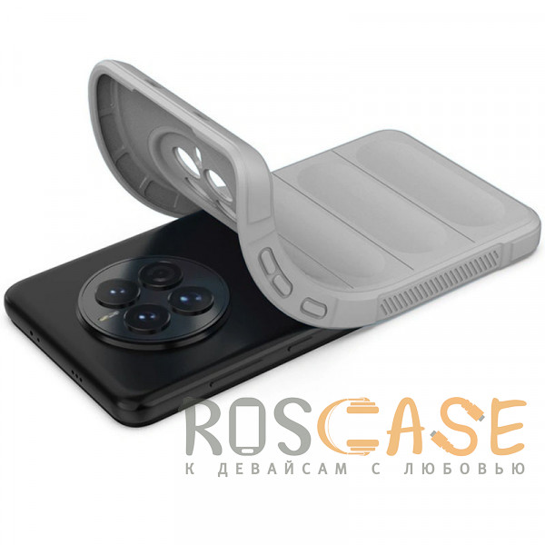 Фотография Серый Flex Silicone | Противоударный чехол для Huawei Mate 50 / 50E с защитой камеры и микрофиброй