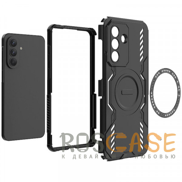 Фото Черный Mirage MagSafe | Противоударный чехол с поддержкой MagSafe для Samsung Galaxy A57