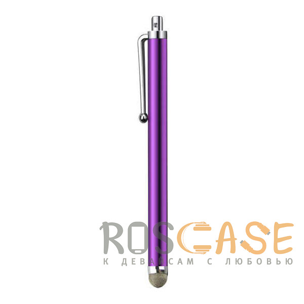 Фото Фиолетовый Стилус пластиковый для телефона / планшета 11см